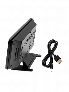 VST 888Y-1 Красные часы настольные (без блока)